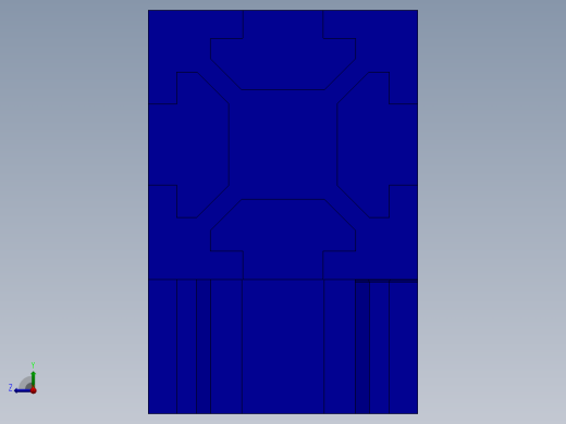 铝制卡扣式支架右视缩略图