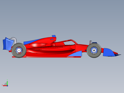 B2004768-一级方程式赛车模型后视缩略图