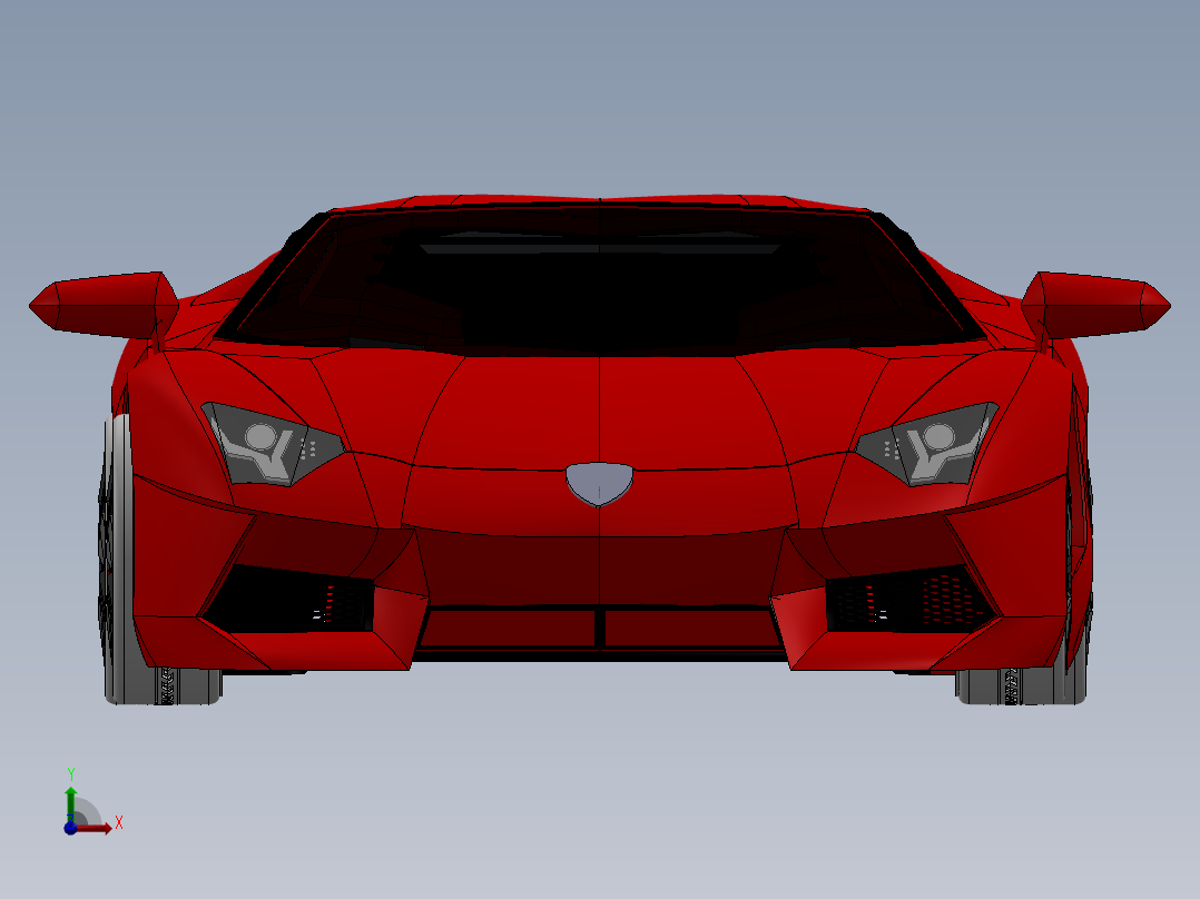 A2004693-兰博基尼 avantadore前视图