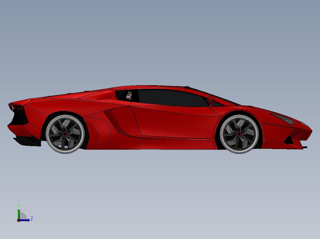 A2004693-兰博基尼 avantadore左视图