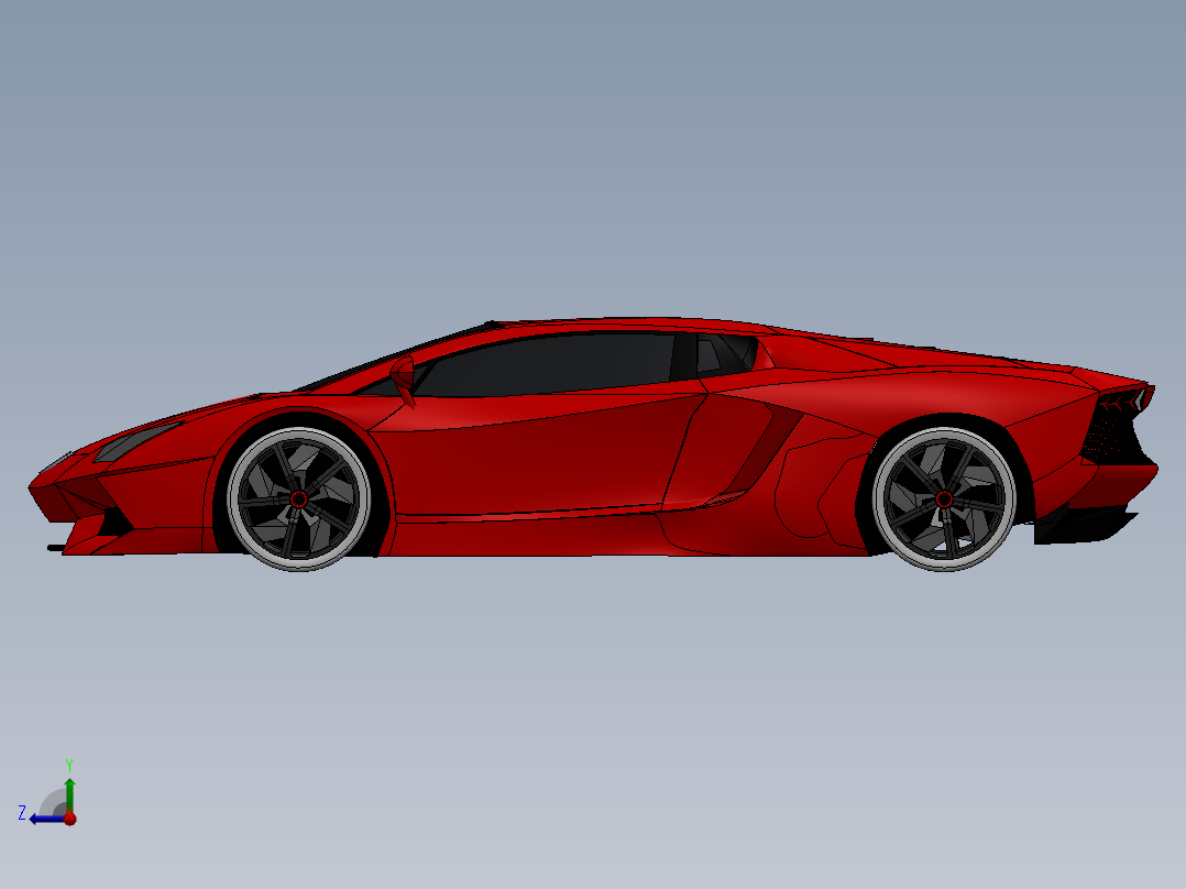 A2004693-兰博基尼 avantadore右视图