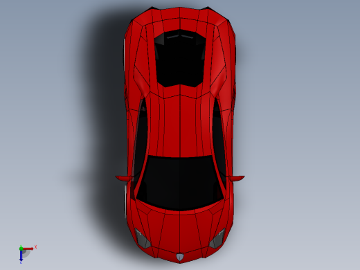 A2004693-兰博基尼 avantadore俯视缩略图