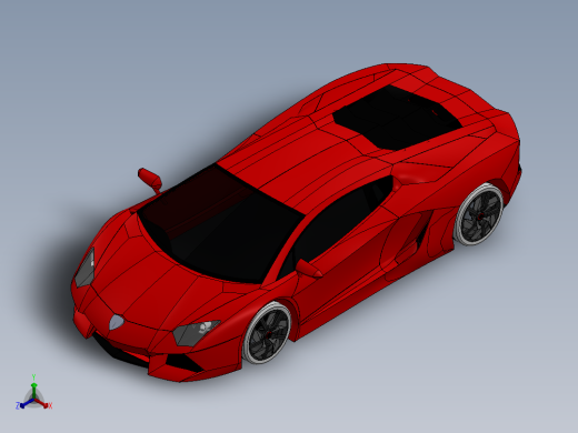 A2004693-兰博基尼 avantadore正等轴测缩略图