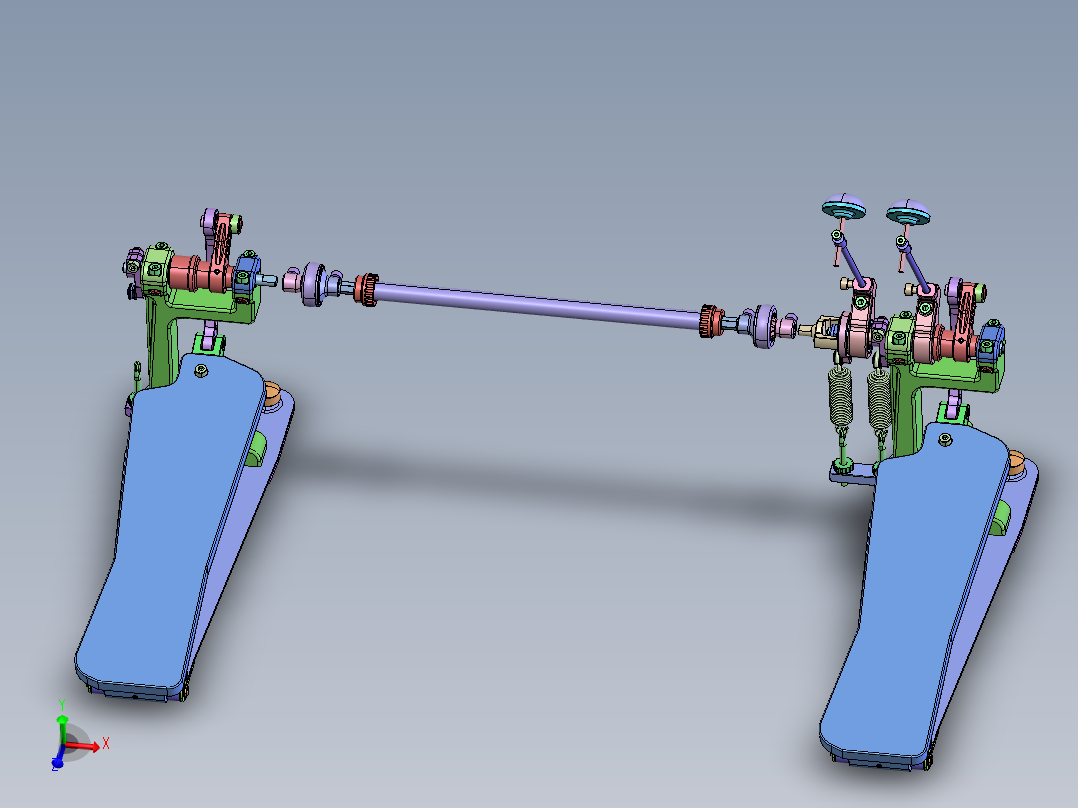 乐器鼓踏板结构  stp