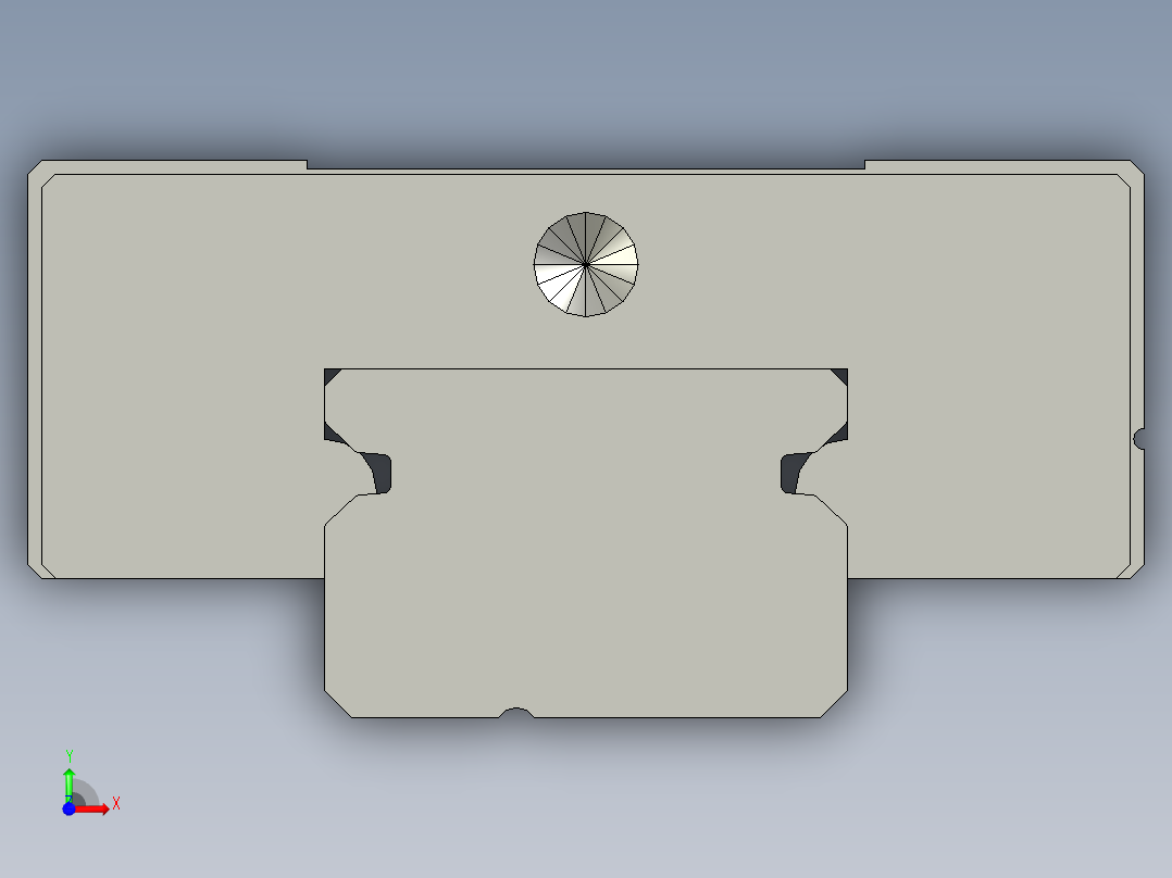 SLSJ-锁付滑块MGN15H前视图