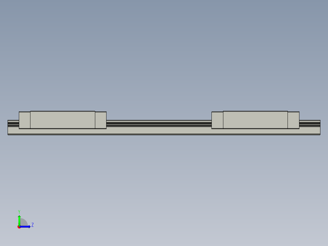 SLSJ-锁付滑块MGN15H左视图