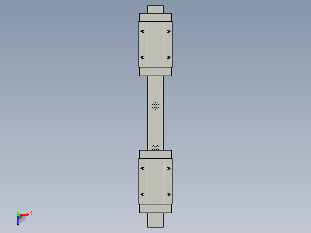 SLSJ-锁付滑块MGN15H俯视图
