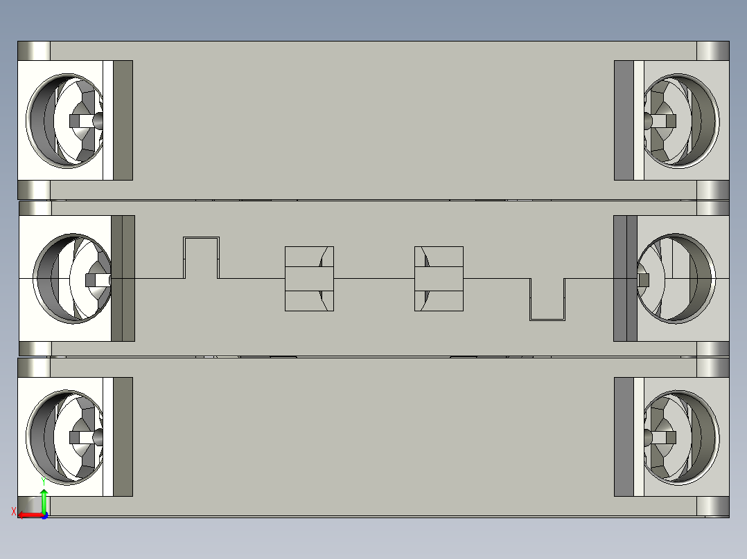 直径22二档选择开关24V后视图