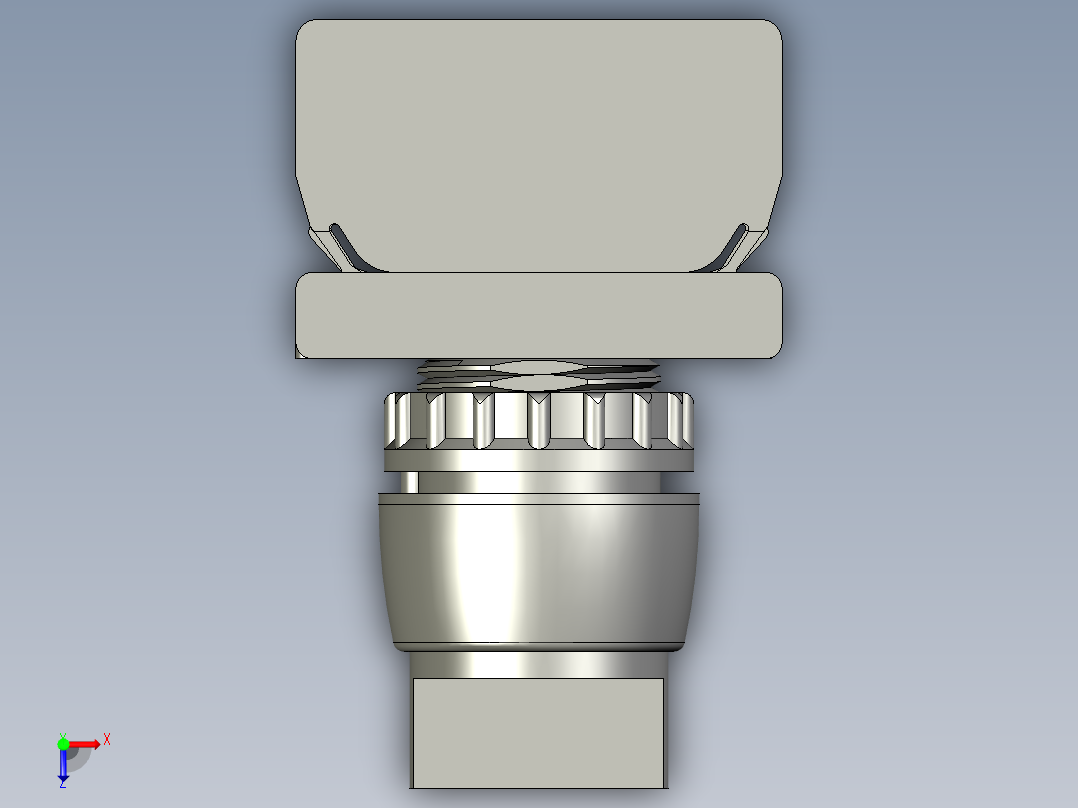 直径22二档选择开关24V俯视图
