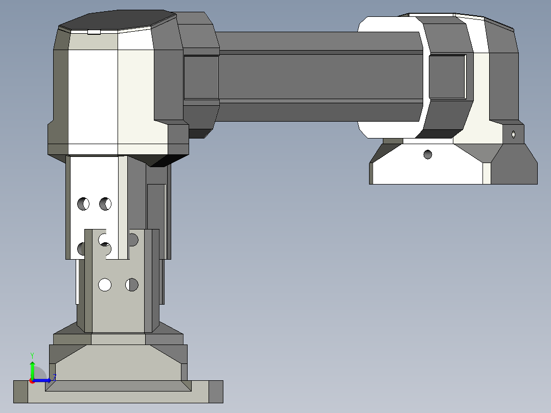 旋转a悬臂架左视图
