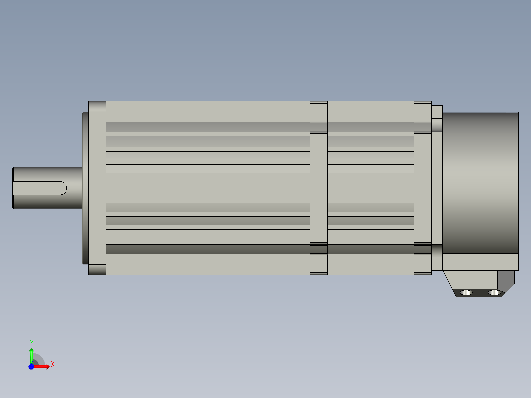 750W带刹车80-02430前视图