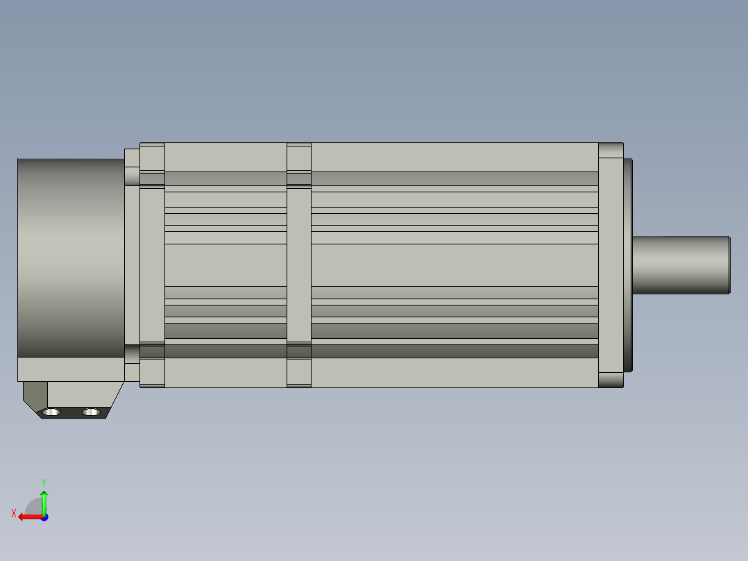 750W带刹车80-02430后视图