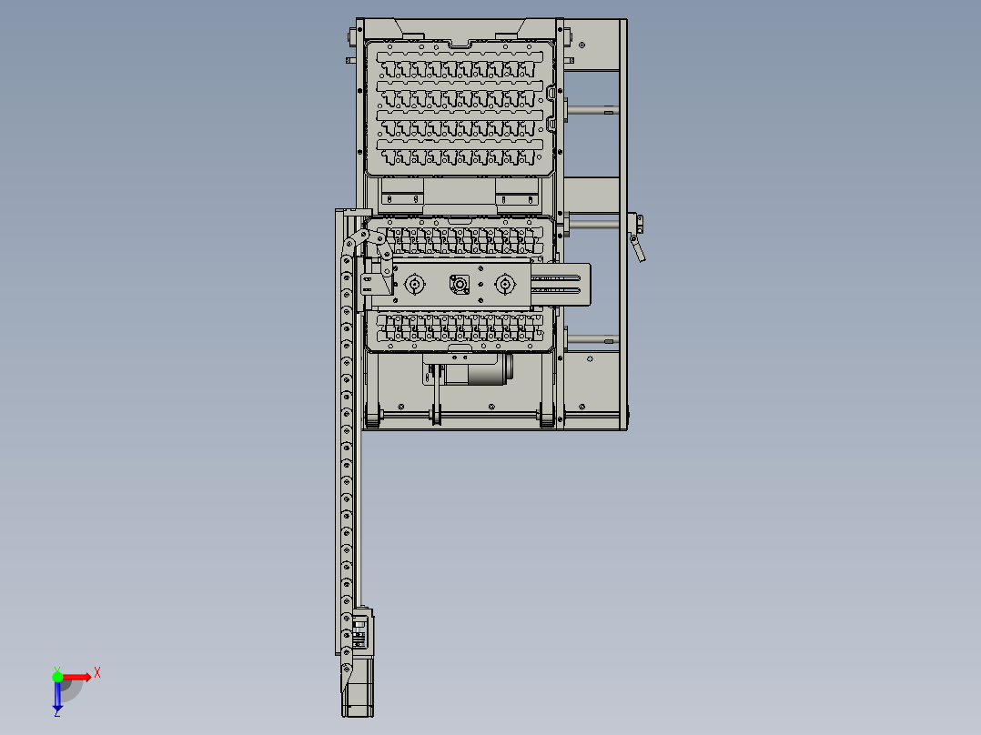 下料模组俯视图