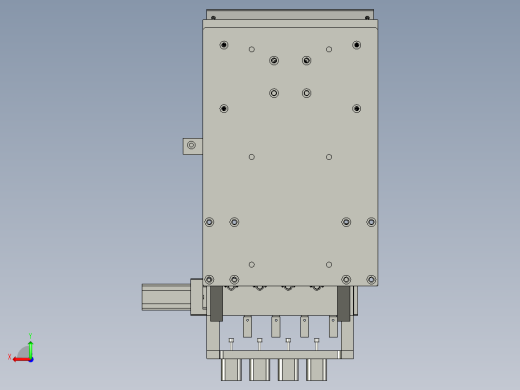 推举式的装配体后视缩略图