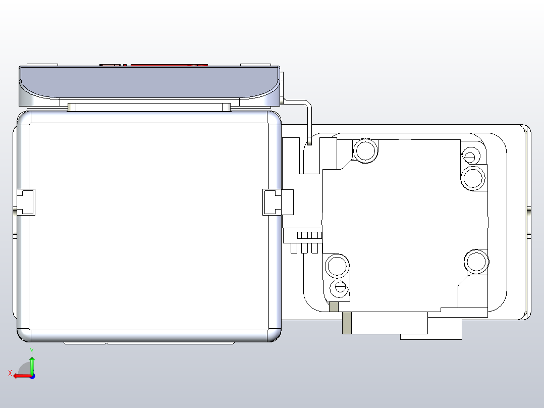 滚珠丝杠直线轴带导轨全封闭TPA-HCR-65S-1610C-L350-ML-Y-P10-N3后视图