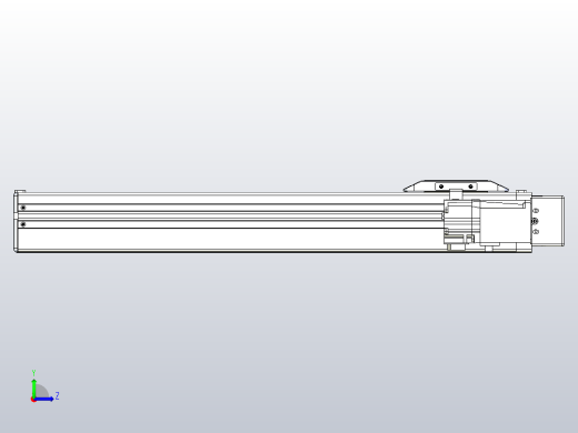 滚珠丝杠直线轴带导轨全封闭TPA-HCR-65S-1610C-L350-ML-Y-P10-N3左视缩略图