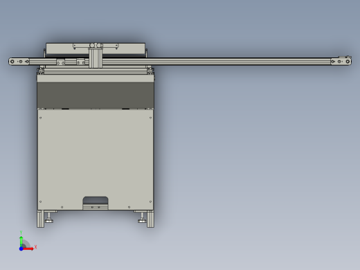 推送上料机构前视缩略图