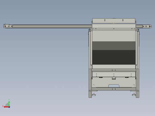 推送上料机构后视缩略图