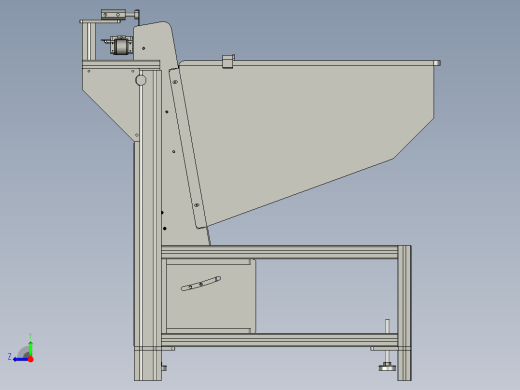 推送上料机构右视缩略图