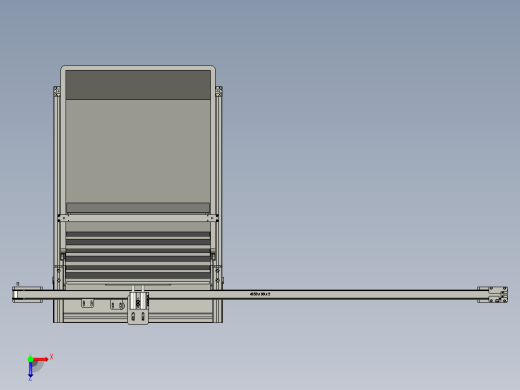 推送上料机构俯视缩略图