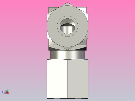 EO管接头弯头W06LLCF.igs右视缩略图