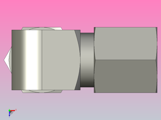 EO管接头弯头W06LLCF.igs俯视缩略图