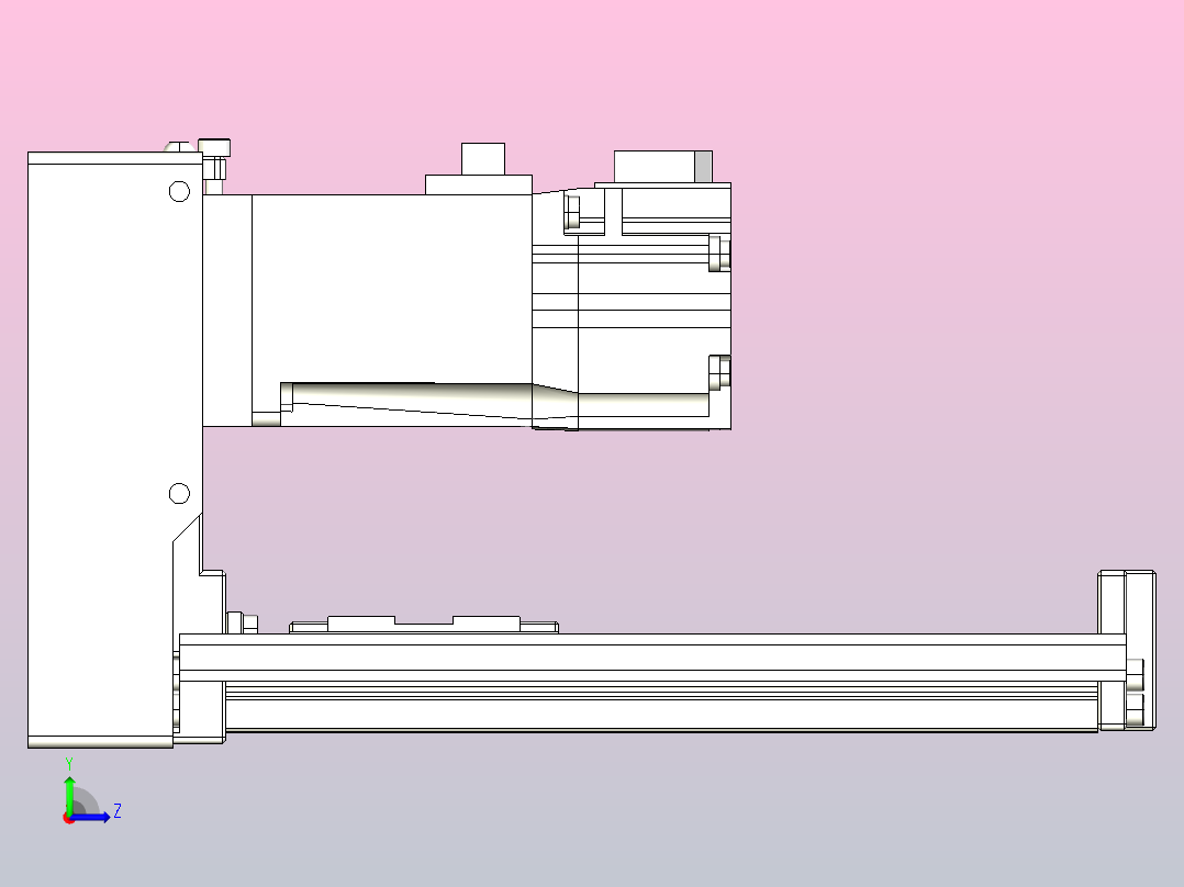 钢基模组TPA-KSR-4002C-150A1-MU-H1S0左视图