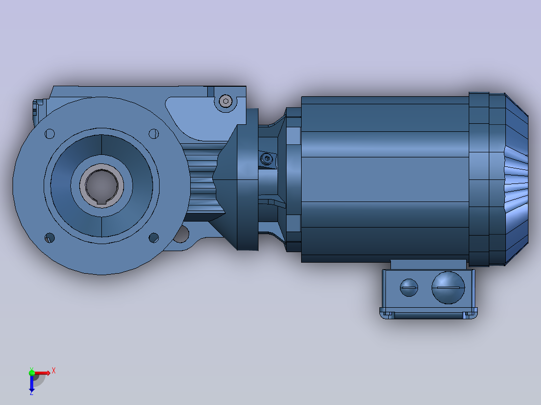 移动式螺旋输送机俯视图