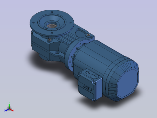 移动式螺旋输送机正等轴测缩略图