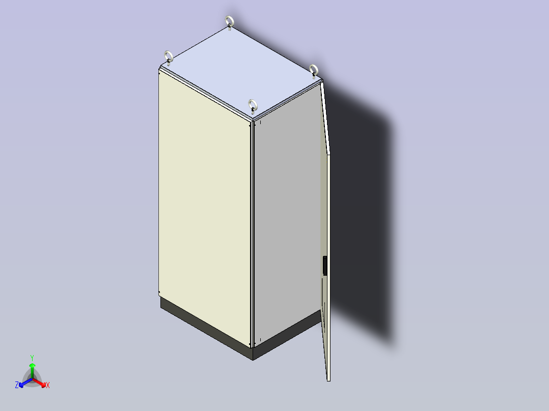仿威图双电源控制柜主视图