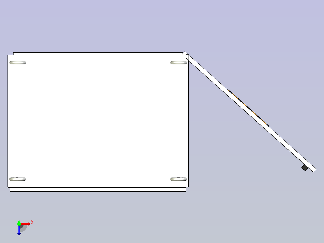 仿威图双电源控制柜俯视图