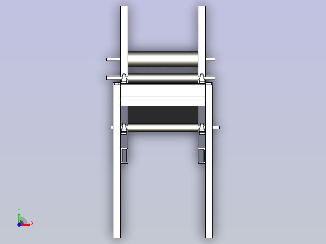 糖果输送线前视图