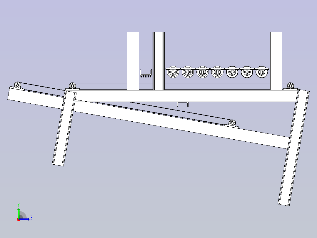 糖果输送线左视图