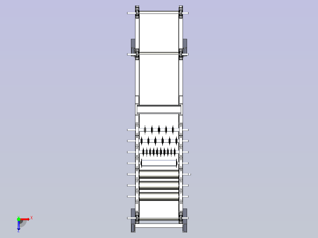 糖果输送线俯视图