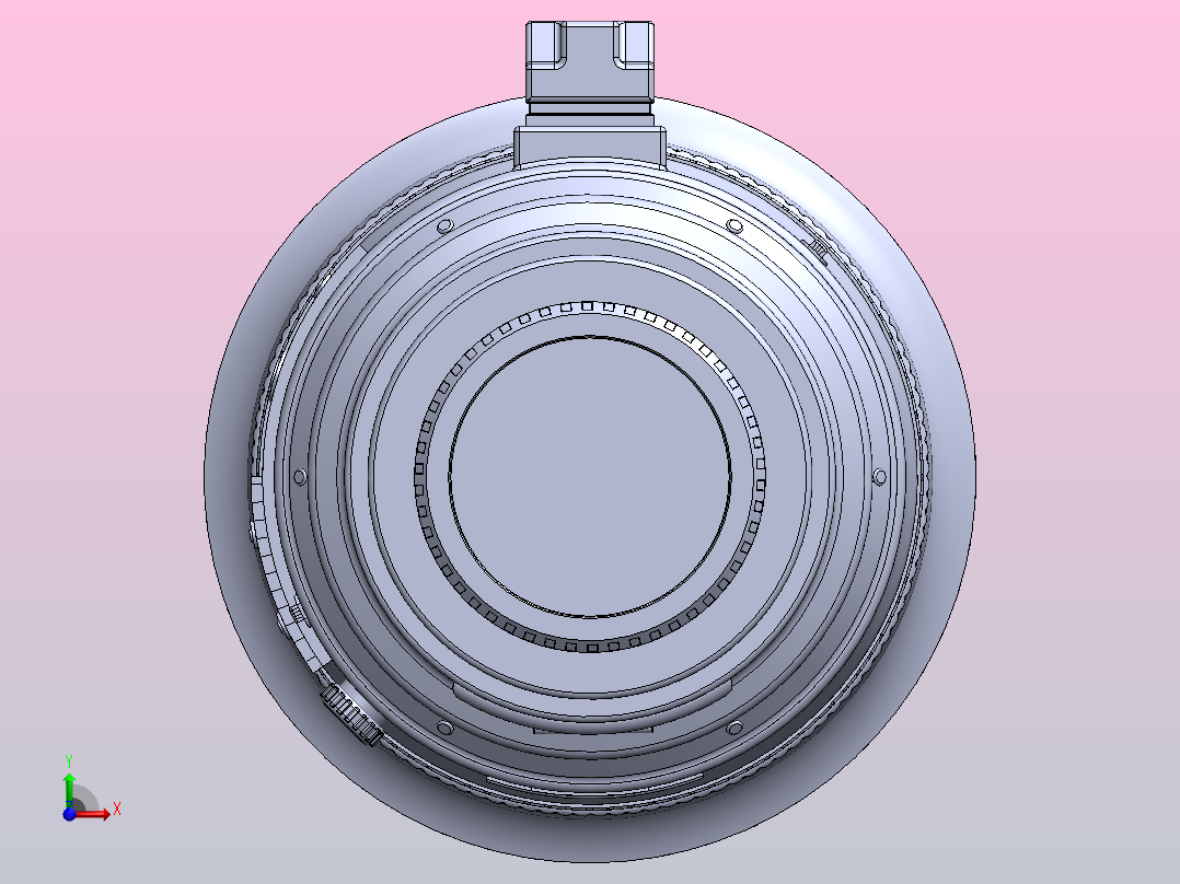 佳能EF 300mm f_2.8L是II USM镜头前视图