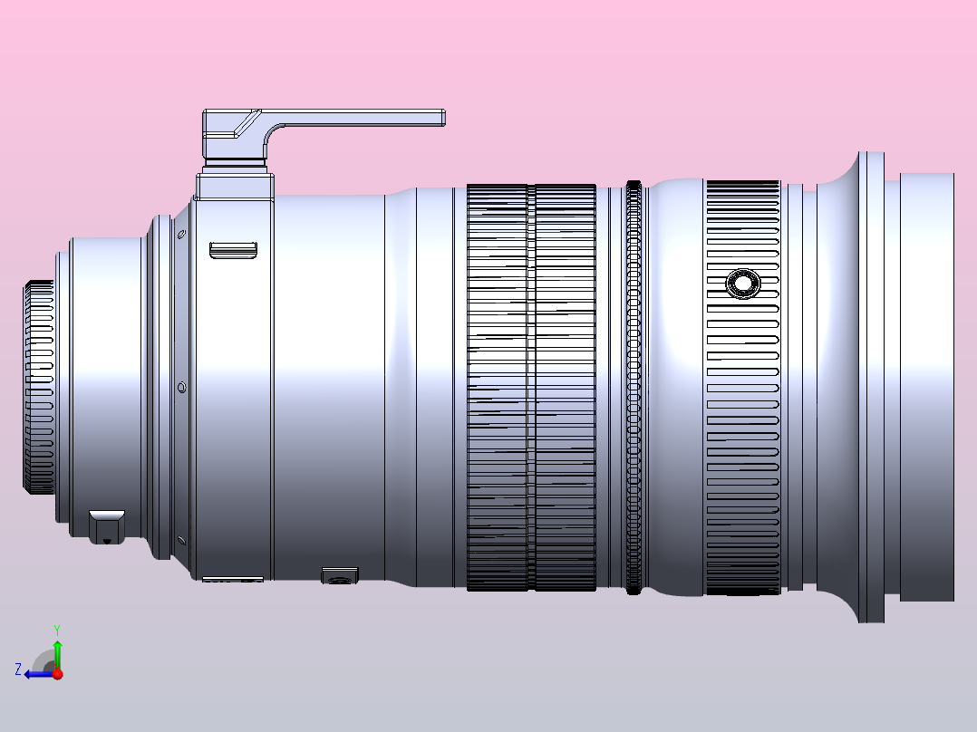 佳能EF 300mm f_2.8L是II USM镜头右视图