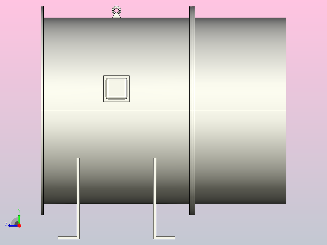 JAFF-H全混型轴流风机[JAFF-H-3.55X]右视图