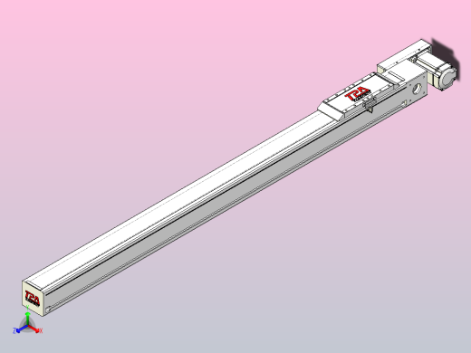 伺服电机集成皮带传动直线执行器TPA-OCB-100-192-L1250-DR-P75-N3