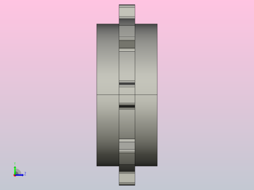 JS YS500-8T-S40-C1 机加工主动轮左视缩略图