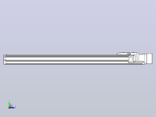 滚珠丝杠直线轴内置导轨TPA-GCR-50-1210C-L550-MR-M10-N3左视缩略图