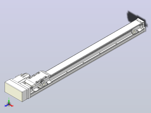 滚珠丝杠直线轴内置导轨TPA-GCR-50-1210C-L550-MR-M10-N3正等轴测缩略图