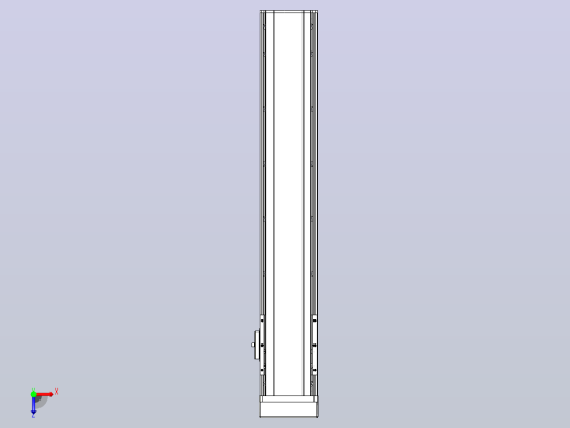 日规模组半封闭丝杆TPA-HNR-105D-1610C-L500-MP-C-P40-N3俯视缩略图