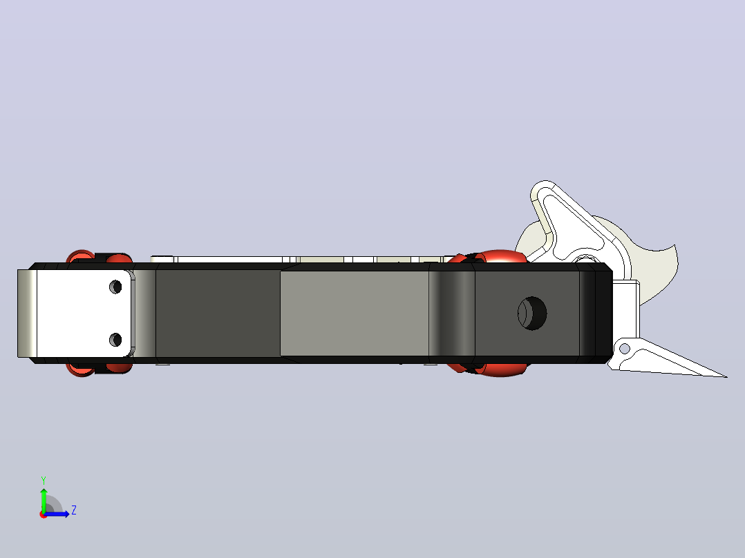 Scale Mk 2 甲壳虫级战斗机器人左视图