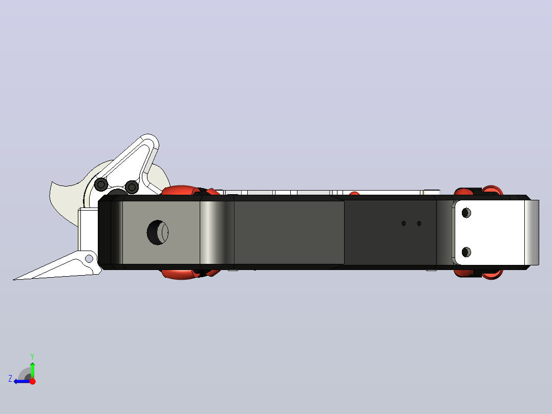 Scale Mk 2 甲壳虫级战斗机器人右视图