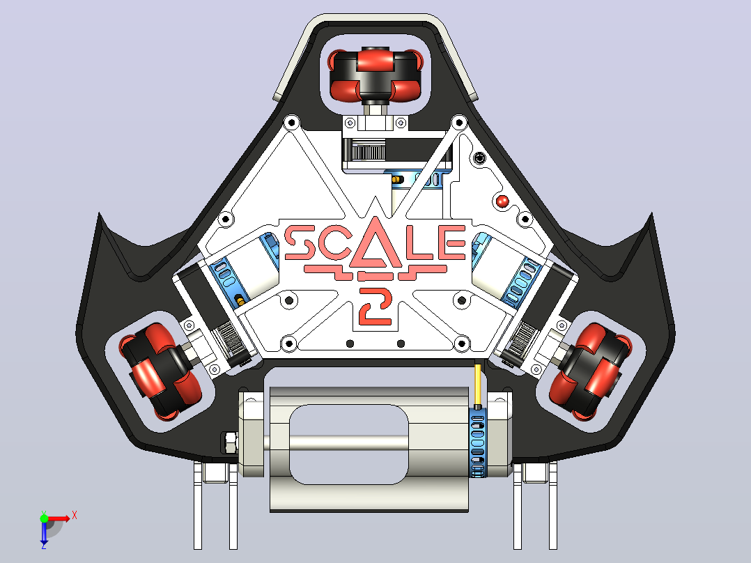 Scale Mk 2 甲壳虫级战斗机器人俯视图