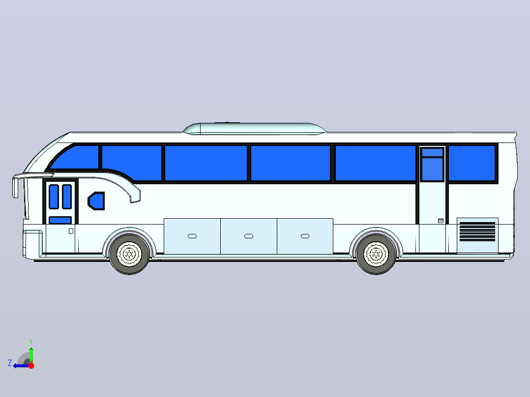 日野型 RK8JSLA-PJJ大巴右视图