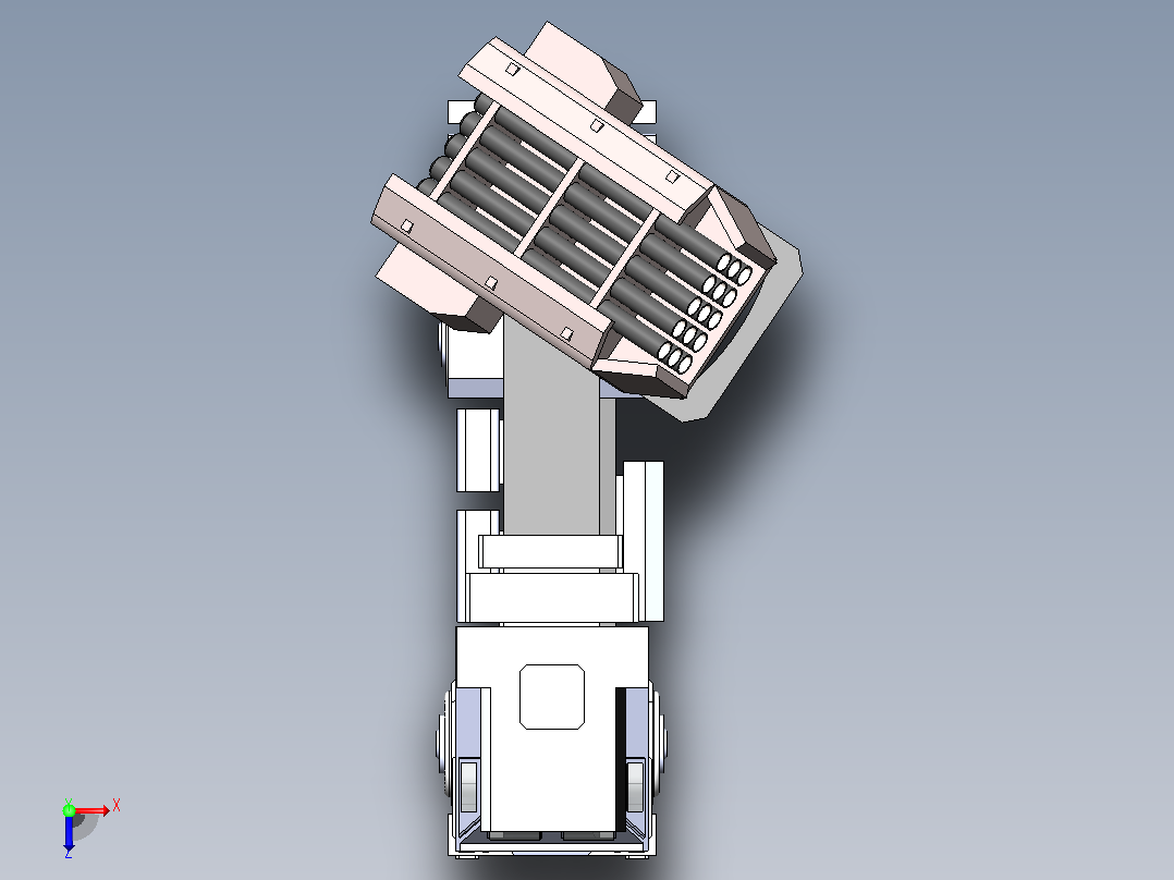 MLRS 模型俯视图