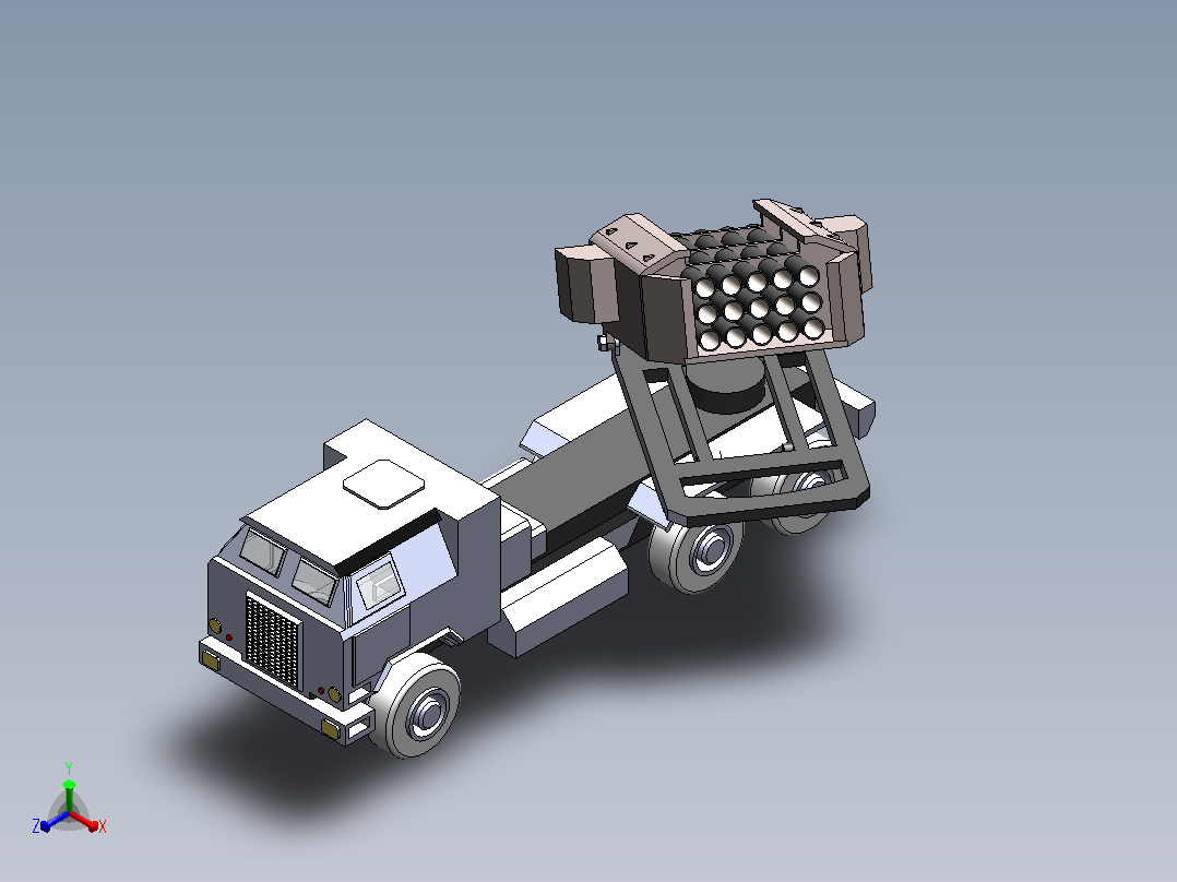 MLRS 模型正等轴测图