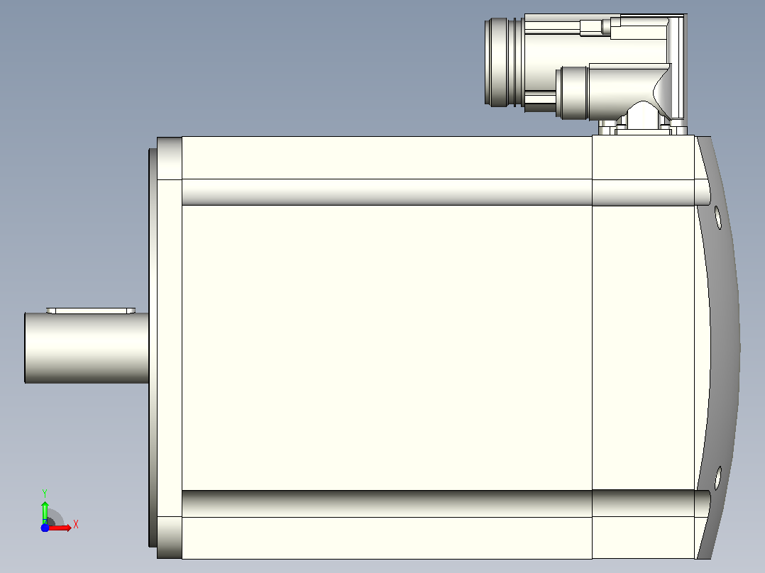 FESTO伺服马达EMMS-AS-190-MK-HS-AR前视图