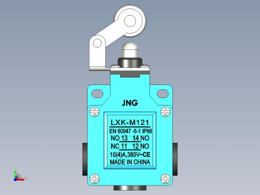 LXK-M121-JNG行程开关微动开关前视缩略图